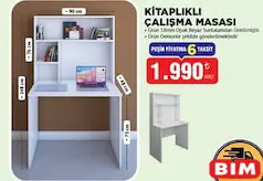 DİENNİ KİTAPLIKLI ÇALIŞMA MASASI fiyat ve kampanya bilgisi